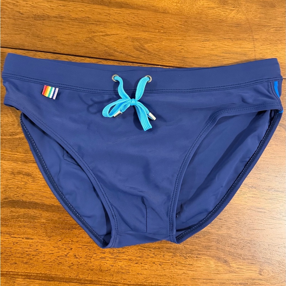 Men’s Pride Navy Swim Briefs